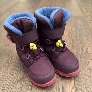 Cougar Kids Snow Boots - Purple and Pink